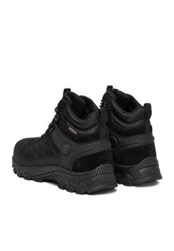 Hunter Trekkingi CEO-H8-352 Czarny. Kolor: czarny. Materiał: zamsz, skóra. Sport: turystyka piesza