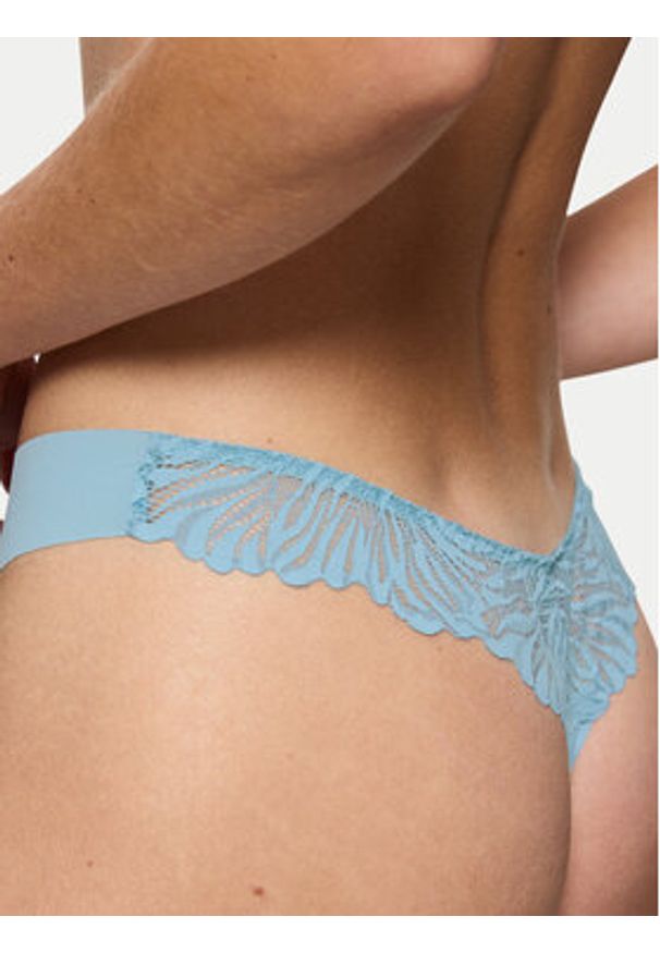 Triumph Stringi Pretty 10222212 Błękitny. Kolor: niebieski. Materiał: syntetyk