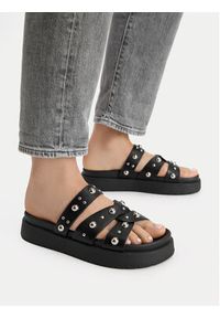 DeeZee Klapki CEO-HY69916-12 Czarny. Kolor: czarny. Materiał: skóra #5