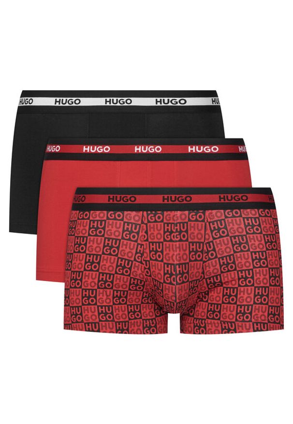 Hugo - HUGO Komplet bokserek 50545668 Czerwony. Kolor: czerwony. Materiał: bawełna