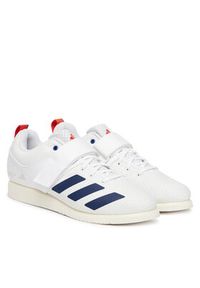 Adidas - adidas Buty na siłownię Powerlift 5 Weightlifting JP9878 Biały. Kolor: biały. Materiał: materiał. Sport: fitness #4