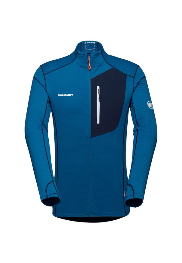 Bluza trekkingowa męska Mammut Taiss Light ML. Kolor: niebieski