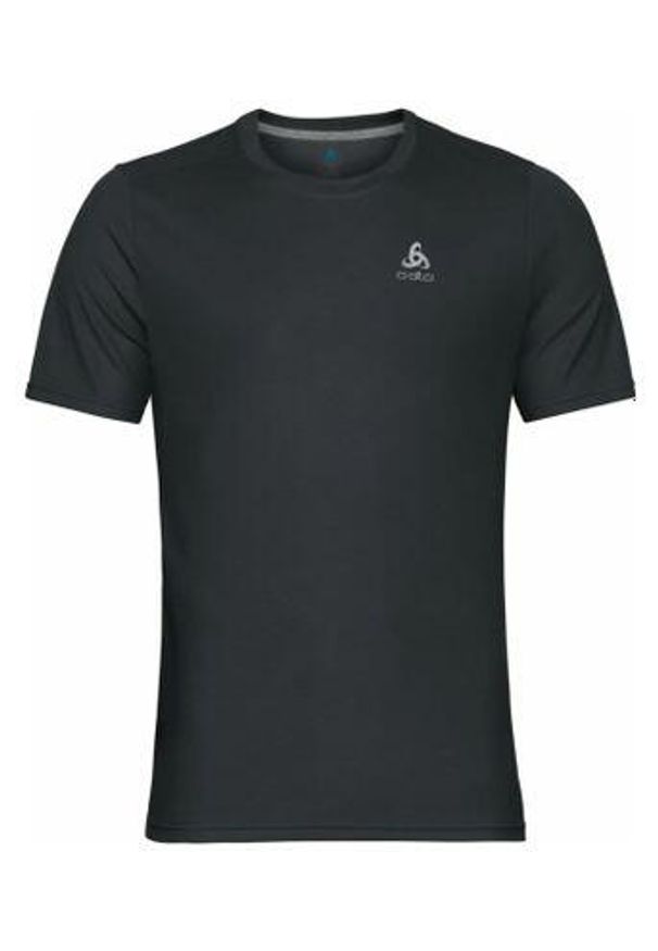 Koszulka z krótkim rękawem trekkingowa męska Odlo T-shirt F-DRY. Kolor: wielokolorowy, czarny, szary. Długość rękawa: krótki rękaw. Długość: krótkie