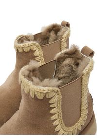 Mou Śniegowce MU.FW531037A Szary. Kolor: szary. Materiał: zamsz, skóra #6