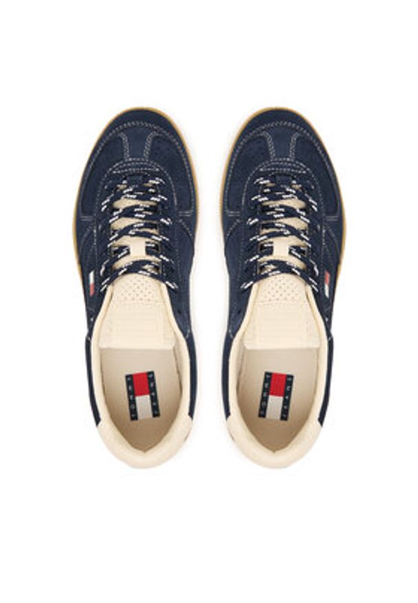 Tommy Jeans Sneakersy Mu The Greenwich Edge Suede EN0EN03050 Granatowy. Kolor: niebieski. Materiał: skóra, zamsz