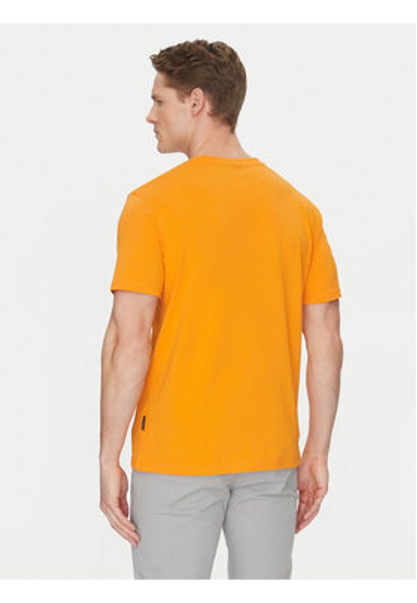 Napapijri T-Shirt Salis NP0A4H8D Pomarańczowy Regular Fit. Kolor: pomarańczowy. Materiał: bawełna