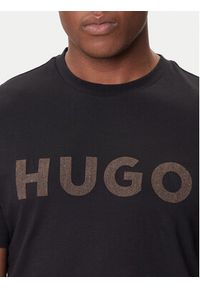 Hugo - HUGO T-Shirt Dulivio 50542737 Czarny Regular Fit. Kolor: czarny. Materiał: bawełna #5