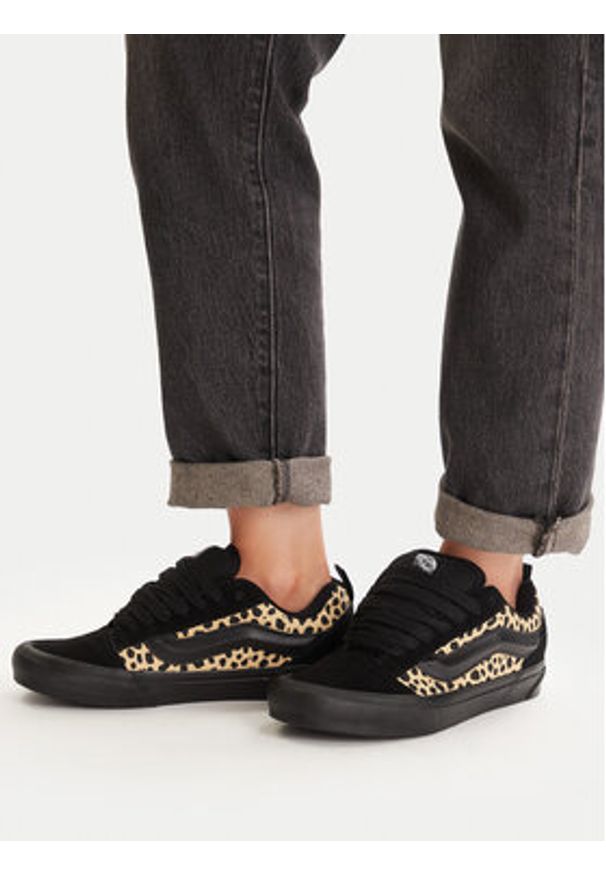 Vans Tenisówki Knu Skool VN000D6ZEZI1 Czarny. Kolor: czarny. Materiał: skóra, zamsz