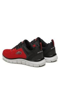 skechers - Skechers Sneakersy Track Broader 232698/RDBK Czerwony. Kolor: czerwony. Materiał: materiał #3