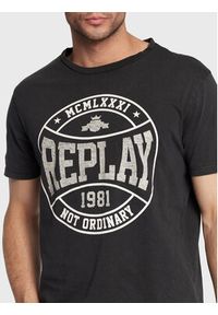 Replay T-Shirt M6292.000.22658LM Czarny Regular Fit. Kolor: czarny. Materiał: bawełna #2