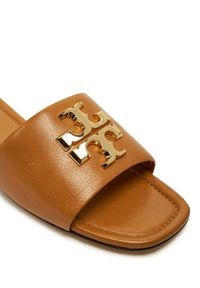 Tory Burch Klapki Eleanor 157966 Brązowy. Kolor: brązowy. Materiał: skóra #5