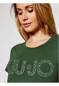 Liu Jo Beachwear T-Shirt VA1100 J5003 Zielony Regular Fit. Kolor: zielony. Materiał: bawełna #4