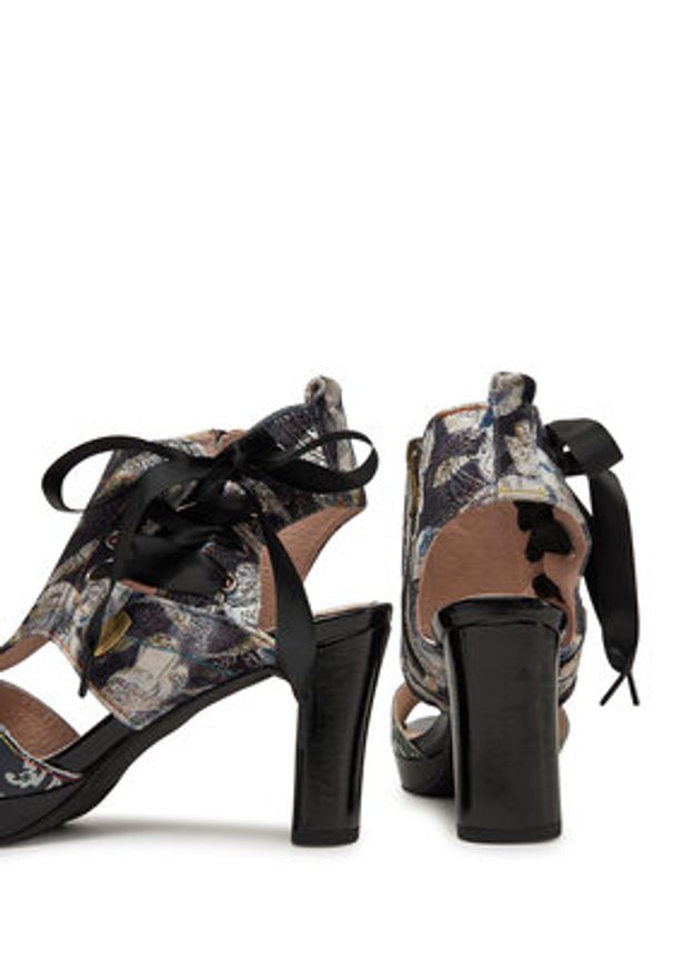 Laura Vita Sandały Hicao 09 Czarny. Kolor: czarny. Materiał: skóra