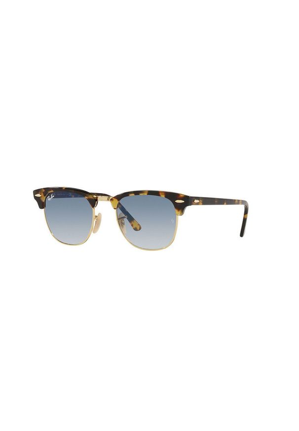 Ray-Ban - Okulary CLUBMASTER. Kształt: owalne. Kolor: niebieski
