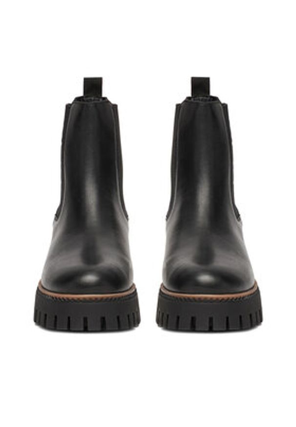 MEXX Sztyblety CEO-MX/031C-WI23 Czarny. Kolor: czarny. Materiał: skóra