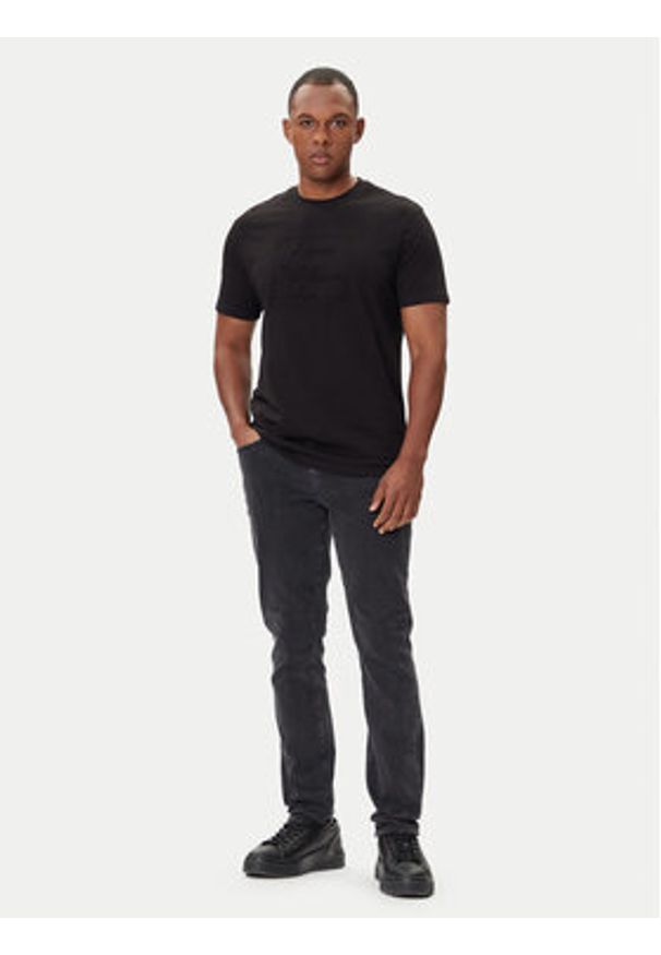 Armani Exchange T-Shirt XM001454 AF10361 UC001 Czarny Regular Fit. Kolor: czarny. Materiał: bawełna