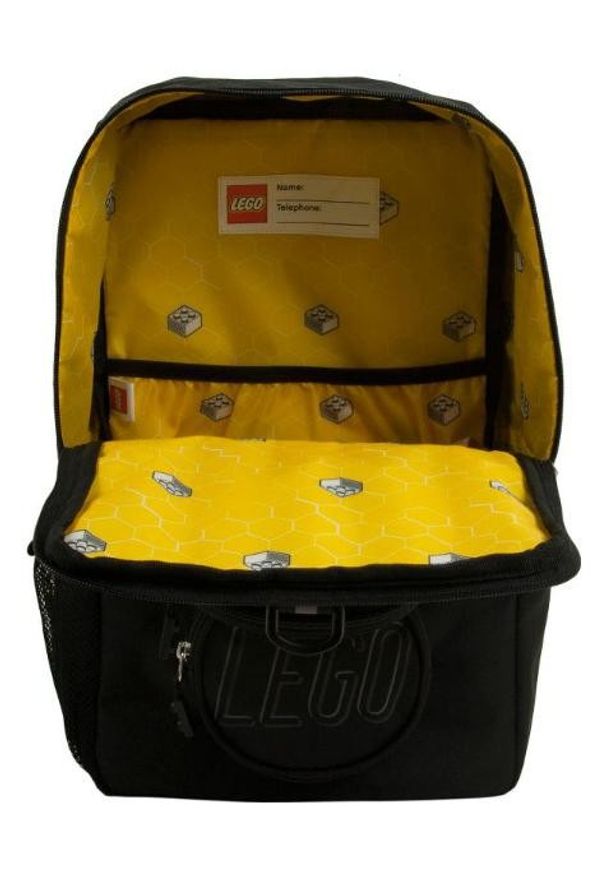 LEGO - Lego Brick 2 Czarny - 18l. 510534. Kolor: czarny. Materiał: materiał, poliester. Styl: elegancki, casual, klasyczny