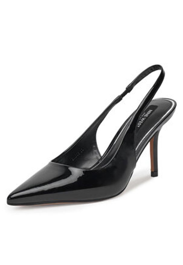 Nine West Sandały SX005-01 Czarny. Kolor: czarny. Materiał: skóra