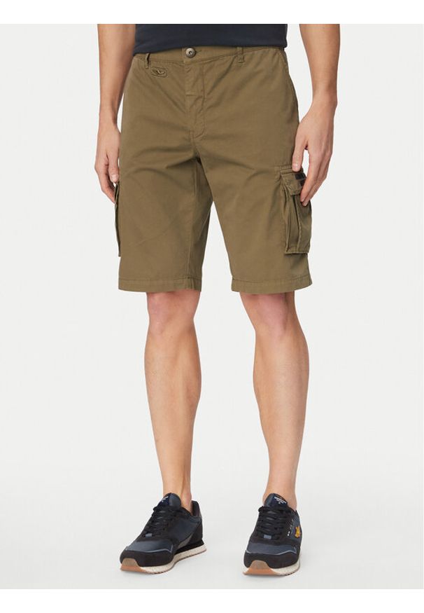 Aeronautica Militare Polo 261PO1925UP00406 Granatowy Regular Fit. Typ kołnierza: polo. Kolor: niebieski. Materiał: bawełna