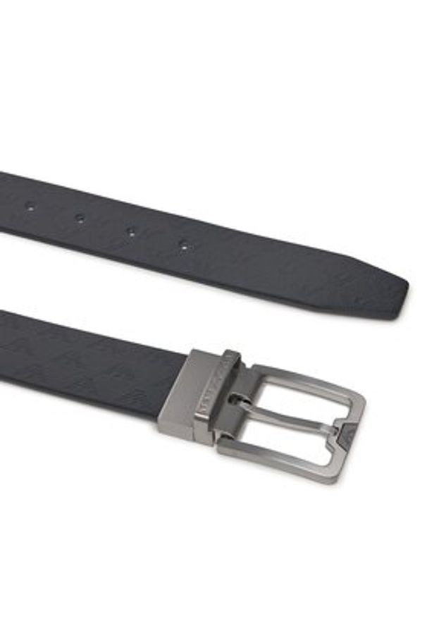 Emporio Armani Pasek Męski Y4S502 Y221E 88017 Czarny. Kolor: czarny. Materiał: skóra