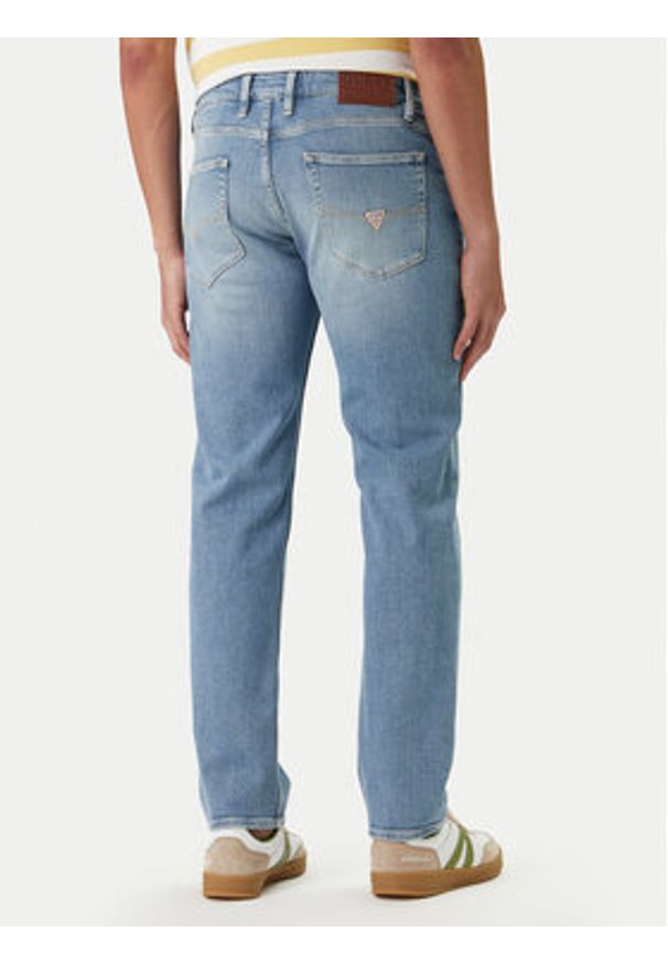 Guess Jeansy Angeles M2YAN2 D4Q43 Niebieski Slim Fit. Kolor: niebieski