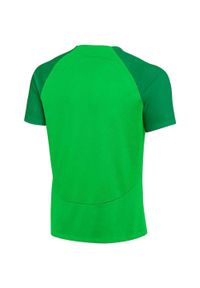 Nike - Męska Koszulka Treningowa Adacemy Pro DriFIT Z Krótkim Rękawem. Kolor: zielony. Długość rękawa: krótki rękaw. Długość: krótkie. Sport: turystyka piesza