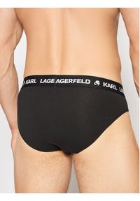 Karl Lagerfeld - KARL LAGERFELD Komplet 3 par slipów Logo 211M2103 Czarny. Kolor: czarny. Materiał: bawełna #2