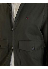 TOMMY HILFIGER - Tommy Hilfiger Kurtka przejściowa Harrington MW0MW42507 Zielony Regular Fit. Kolor: zielony. Materiał: bawełna #6