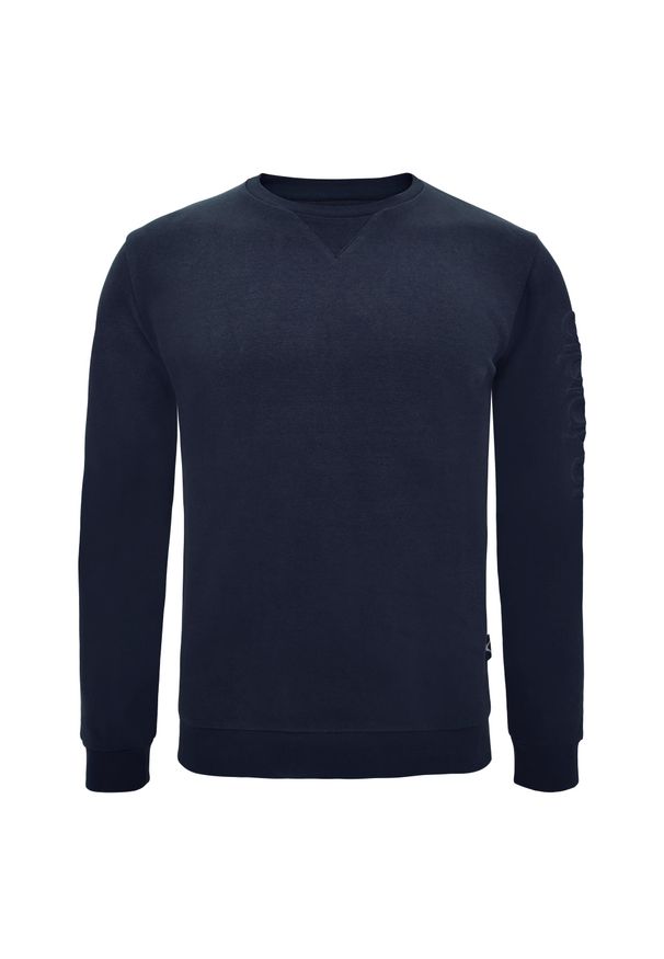 ELPLAYER - Bluza z bawełny Guros Play. Typ kołnierza: bez kaptura. Kolor: niebieski. Materiał: bawełna. Sport: fitness