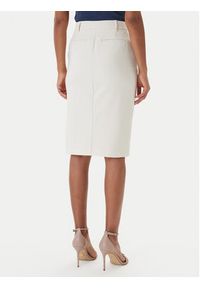 Fracomina Spódnica midi FR26SG2012W42901 Écru Regular Fit. Kolor: kremowy. Materiał: syntetyk #5