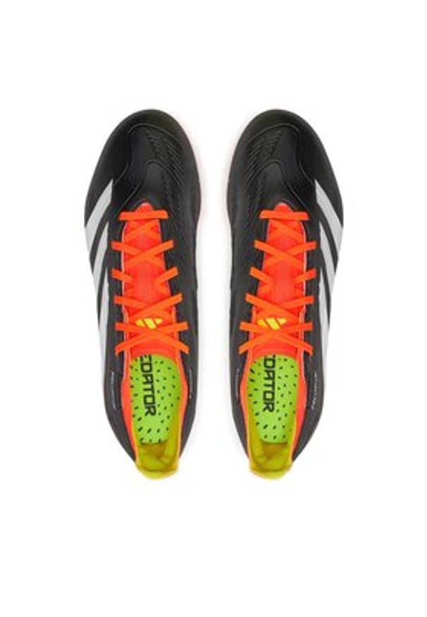 Adidas - adidas Buty do piłki nożnej PREDATOR 24 LEAGUE LOW FG IG7762 Czarny. Kolor: czarny. Materiał: skóra