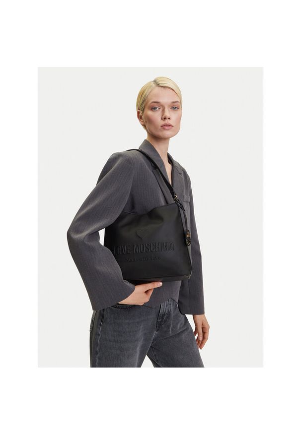 Love Moschino - Torebka LOVE MOSCHINO. Kolor: czarny