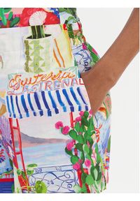 Seafolly Szorty materiałowe La Boca 55600-SH Kolorowy Regular Fit. Materiał: bawełna, len. Wzór: kolorowy #2