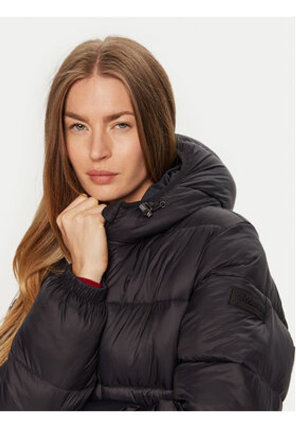 Napapijri Kurtka zimowa A-Box Logo NP0A4HZ2 Czarny Regular Fit. Kolor: czarny. Materiał: syntetyk. Sezon: zima