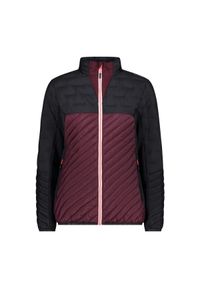 Damska kurtka puchowa CMP Unlimitech. Kolor: czerwony, wielokolorowy, brązowy. Materiał: puch. Sport: turystyka piesza #1