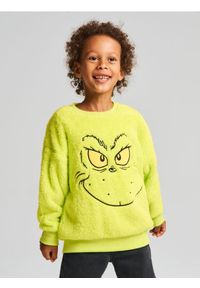 Sinsay - Bluza Grinch - zielony. Kolor: zielony