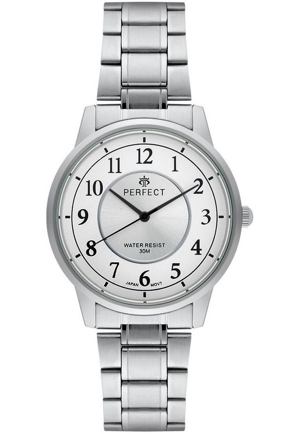 Zegarek Perfect R421U-01 męski klasyczny czytelny 39 mm .. Styl: klasyczny