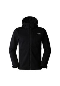 Kurtka The North Face Diablo Softshell 0A7ZFS4HF1 - czarne. Kolor: czarny. Materiał: softshell. Sport: turystyka piesza #1