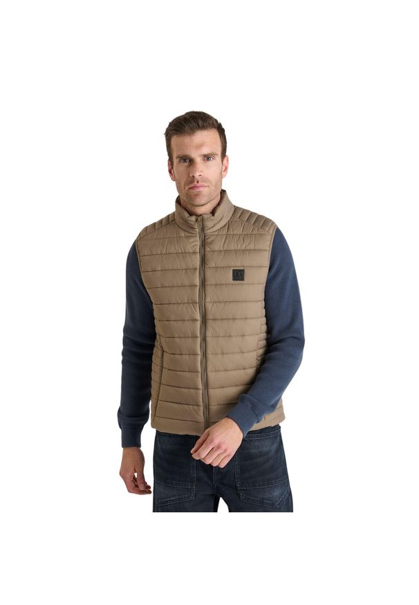 LE TEMPS DES CERISES - Kurtka puchowa bez rękawów Le Temps des cerises Ocroz. Kolor: brązowy. Materiał: puch. Długość rękawa: bez rękawów