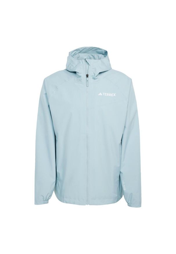 Adidas - Kurtka Terrex Multi 2L RAIN.RDY. Kolor: niebieski. Materiał: materiał. Sport: turystyka piesza