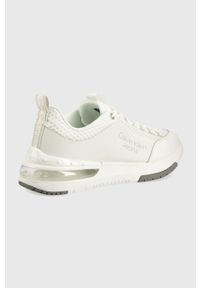 Calvin Klein Jeans sneakersy YM0YM00346.YAF kolor biały. Nosek buta: okrągły. Zapięcie: sznurówki. Kolor: biały. Materiał: materiał, guma #4