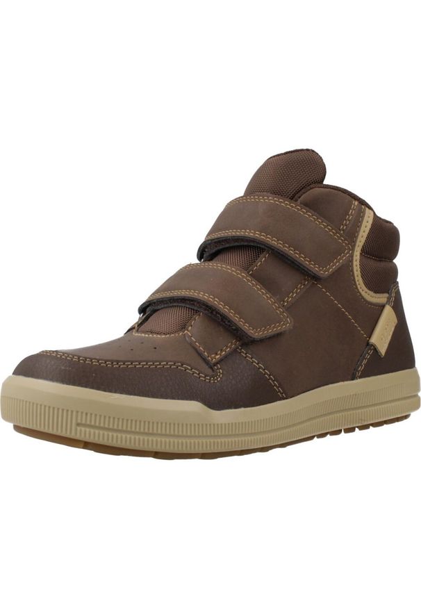 Geox - Buty GEOX J ARZACH Brązowy. Kolor: brązowy. Materiał: syntetyk, tkanina. Sport: turystyka piesza