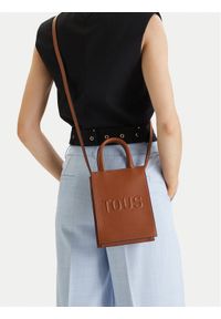 Tous - TOUS Torebka MINI BOLSO POP TOUS BRENDA 2002105944 Brązowy. Kolor: brązowy. Materiał: skórzane #1