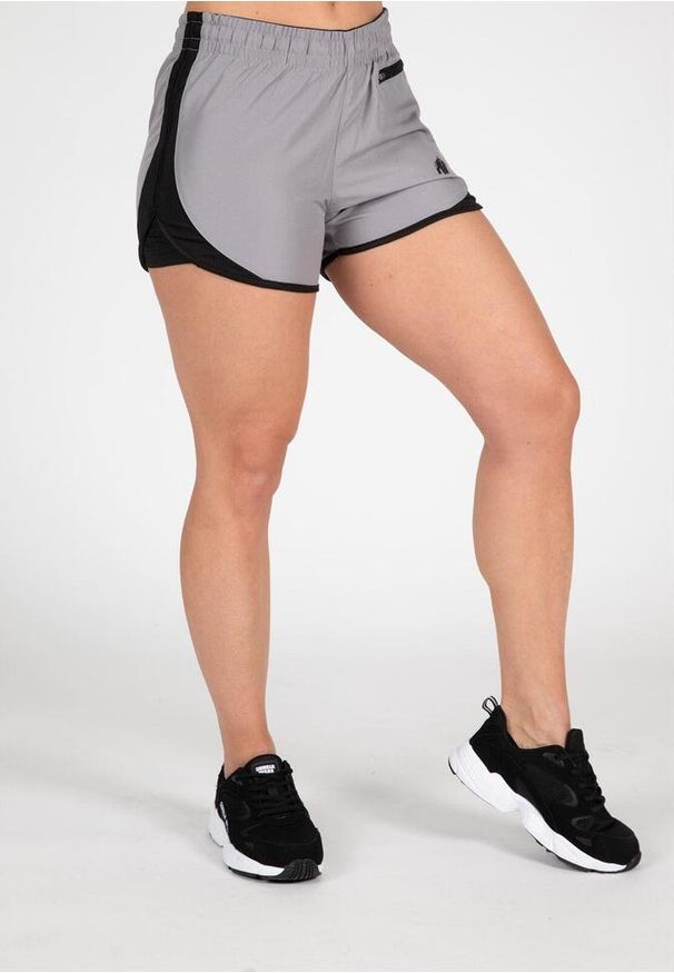 GORILLA WEAR - Alice Szorty - Szary. Kolor: szary. Sport: fitness