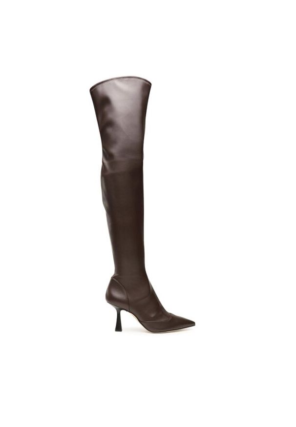 MICHAEL Michael Kors Kozaki Clara Boot 40F3CLMB5L Brązowy. Kolor: brązowy. Materiał: skóra