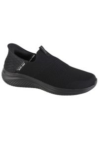 skechers - Buty do chodzenia męskie, Skechers Ultra Flex 3.0 Smooth Step. Kolor: czarny, wielokolorowy. Sport: turystyka piesza