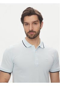 Lindbergh Polo 30-404010 Niebieski Relaxed Fit. Typ kołnierza: polo. Kolor: niebieski. Materiał: bawełna #2