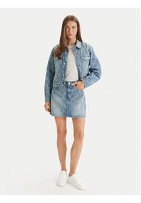 Calvin Klein Jeans Kurtka jeansowa LV047F677G Niebieski Regular Fit. Kolor: niebieski. Materiał: bawełna #2