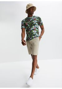 bonprix - T-shirt z czystej bawełny organicznej. Kolor: niebieski. Materiał: bawełna. Wzór: nadruk, aplikacja. Sezon: lato #3