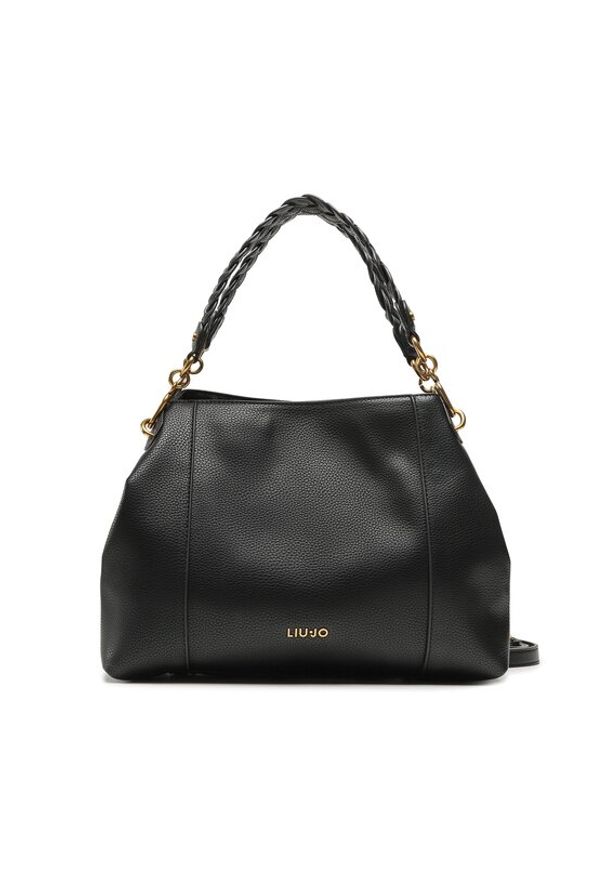 Liu Jo Torebka Ecs M Satchel AXX022 E0031 Czarny. Kolor: czarny. Materiał: skórzane